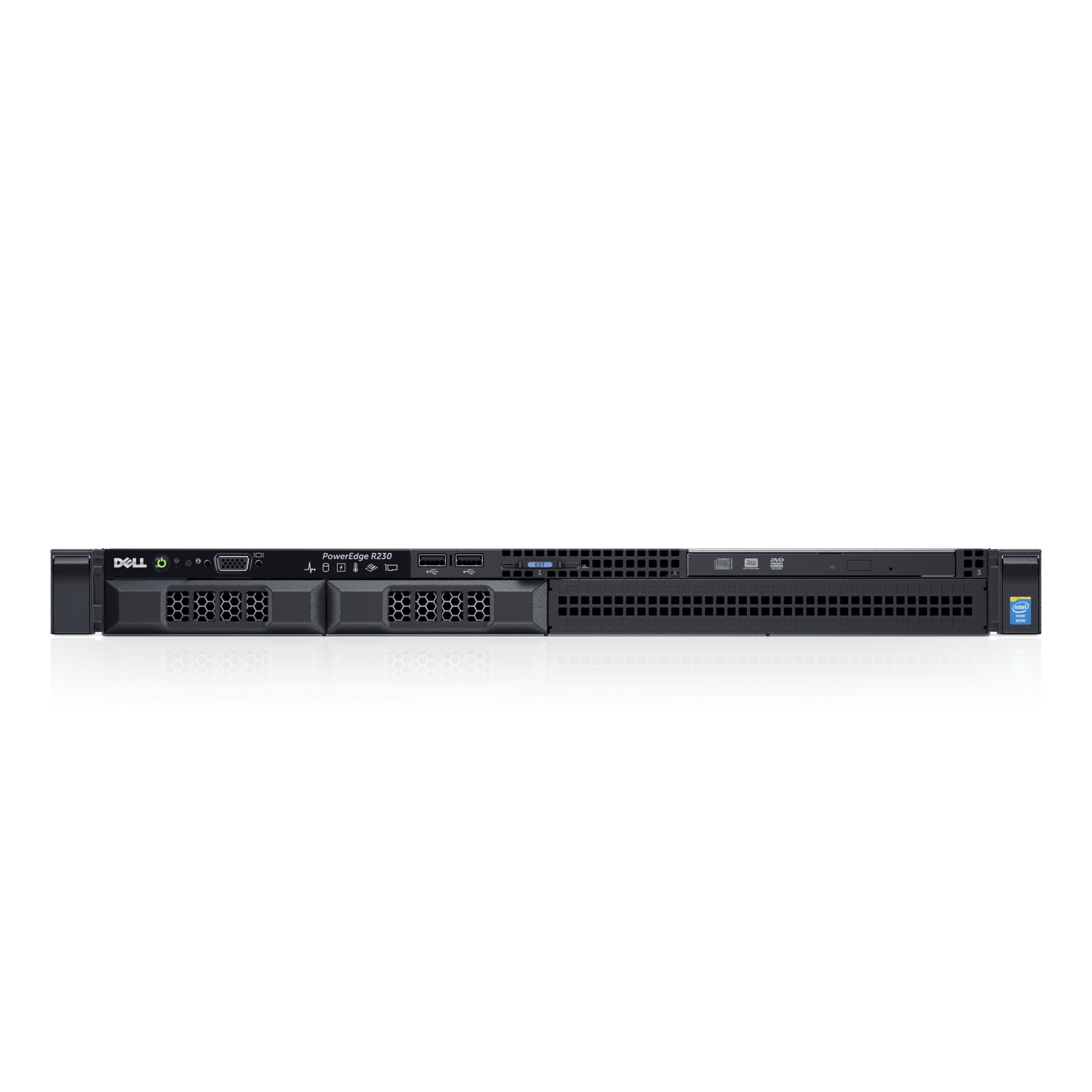 戴尔Dell PowerEdge R230机架式服务器（英特尔®至强®E3-1220 v6处理器/标配4G UDIMM内存/1TB 7.2K RPM SATA硬盘） 产品图