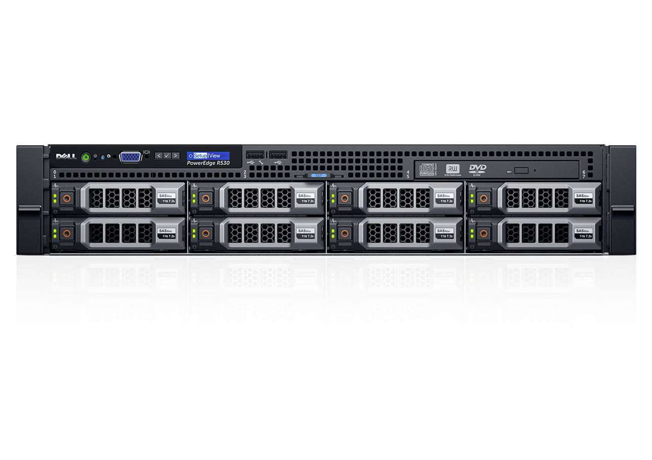 戴尔Dell PowerEdge R530机架式服务器（英特尔®至强®E5-2609 v4处理器/8G RDIMM内存/1TB 7.2K RPM SATA 3.5英寸硬盘） 产品图