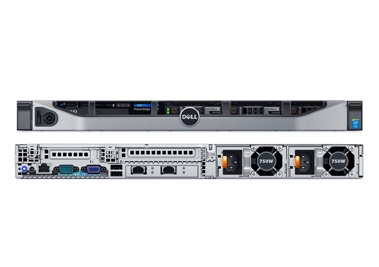 戴尔Dell PowerEdge R630机架式服务器（英特尔®至强®E5-2603 v4处理器/8G RDIMM内存/2块1TB 7.2K RPM SATA 3.5英寸硬盘） 产品图