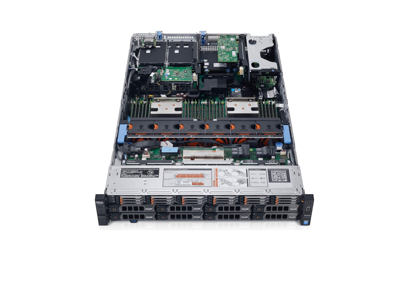戴尔Dell PowerEdge R730 xd机架式服务器（英特尔®至强®E5-2603 v4处理器/8G RDIMM内存/1块1.2TB 7.2K RPM SATA硬盘） 产品图