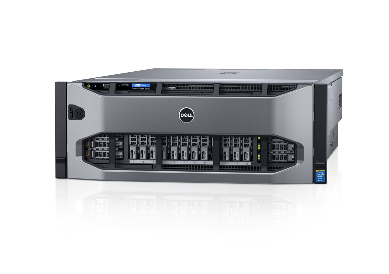 戴尔Dell PowerEdge R930机架式服务器（2颗英特尔®至强®E7-4809 v4处理器/64G RDIMM内存/4块1TB 7.2K RPM SAS  2.5英寸硬盘） 产品图