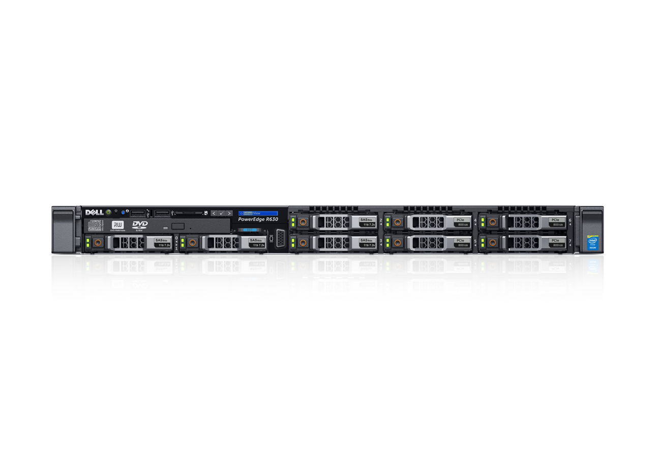 戴尔Dell PowerEdge R630机架式服务器（英特尔®至强®E5-2620 v4处理器/32G RDIMM内存/4块2TB 7.2K RPM SATA 3.5英寸硬盘） 产品图