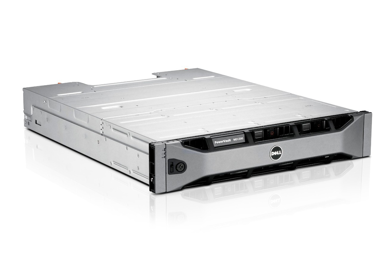 戴尔Dell PowerVault MD1200直连式存储（两个600W完全冗余电源/十二个3.5盘位/最大储存24TB） 产品图