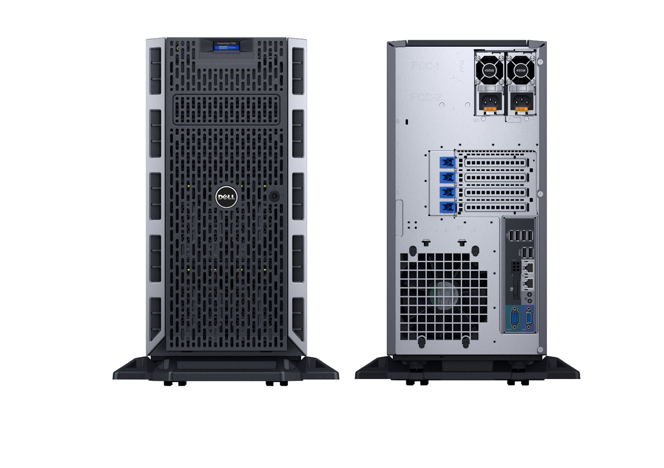 戴尔Dell PowerEdge T330塔式服务器（英特尔® 至强®E3-1240 v6处理器/8G RDIMM内存/1TB 7.2K RPM SATA硬盘） 产品图