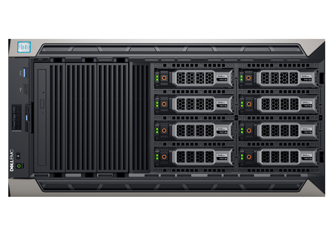 戴尔Dell PowerEdge T440塔式服务器（2颗 金牌 6130处理器 32核64线程/ 64G内存/3*480G 固态/H730阵列卡） 产品图