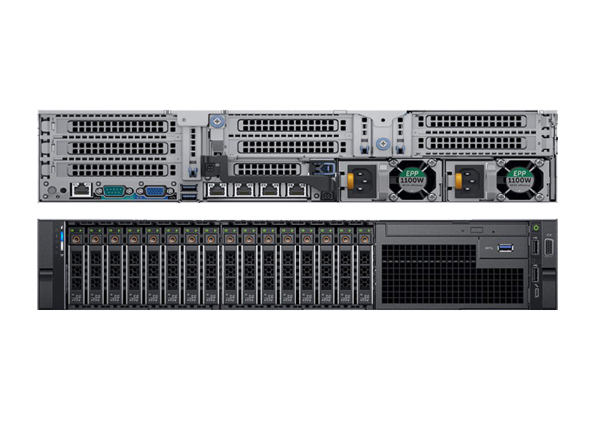 Dell PowerEdge R740xd机架式服务器（intel至强铜牌3104 6核/8G内存/300GB 10K SAS硬盘/H330） 产品图