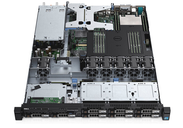 成都戴尔服务器经销商 PowerEdge R440服务器（intel至强金牌5115 10核/64G内存/8块2.4TB 10K SAS硬盘/H330） 产品图