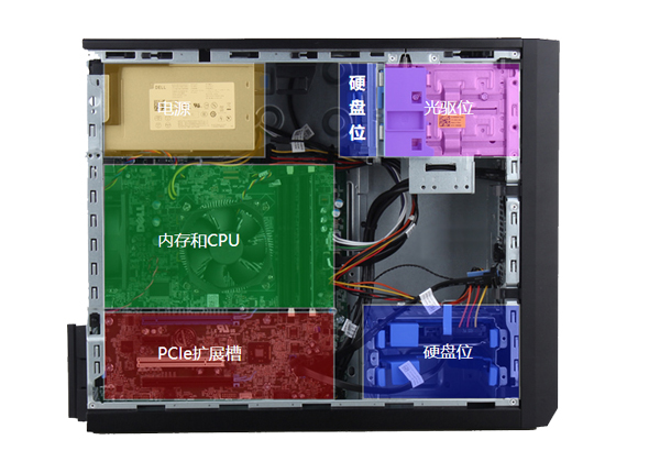 戴尔Dell PowerEdge T30塔式服务器（英特尔®至强®E3-1225 V5处理器/16GB  DDR4内存/240固态+2块4TB  SATA硬盘/290W电源） 产品图