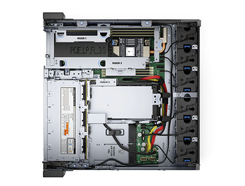 戴尔PowerEdge XR12 加固机架式服务器（英特尔® 至强® 金牌 6338N 2.2G, 32C/64T丨256GB RDIMM内存丨3块*960GB 固态硬盘丨H345阵列卡丨冗余电源丨3年保修） 产品图