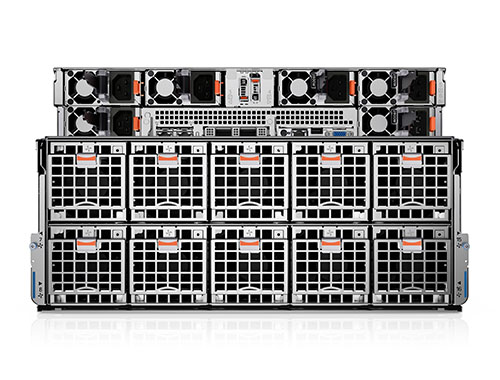 Dell PowerEdge XE9680 大模型训练服务器（2颗*英特尔至强铂金 8468，48核丨1TB DDR5 ECC 内存丨6块*3.84TB 固态硬盘丨8个 NVIDIA HGX H100 SXM 80GB） 产品图