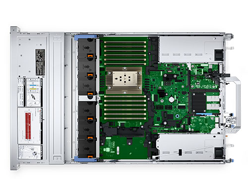 Dell PowerEdge R7615 机架式服务器（AMD EPYC 9174F，4.1GHz，16核/32线程丨64GB DDR5 ECC 内存丨4块*2.4TB 10K SAS 硬盘丨H355 阵列卡丨三年保修） 产品图