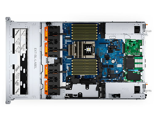 戴尔（DELL）R6615 机架式服务器（AMD EPYC 9474F 3.60GHz, 48C/96T丨384GB DDR5 ECC 内存丨8块*2.4TB 10K SAS 热插拔硬盘丨PERC H965i 阵列卡） 产品图