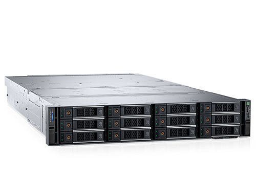 Dell PowerEdge R760xd2 双路高密度大容量存储服务器（2颗*英特尔至强金牌 5512U，28核丨128GB DDR5 ECC 内存丨4块*1.92TB 固态+20块*20TB 7.2K SAS 硬盘） 产品图