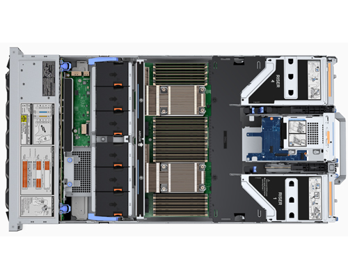 戴尔PowerEdge R860 云桌面服务器（4颗x 英特尔至强铂金 8454H，32核丨1TB DDR5 ECC 内存丨2块*960GB 固态+8块*3.84TB 固态硬盘丨PERC H965i 8GB 阵列卡） 产品图