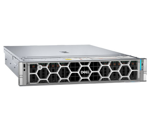 戴尔（DELL）R7715 AMD机架式服务器（AMD EPYC 9655P 2.60GHz， 96C/192T丨256GB DDR5 ECC 内存丨2块*960GB 固态+6块*16TB 7.2K SAS 企业级硬盘丨3年保修） 产品图