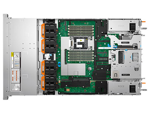 戴尔Dell EMC PowerEdge R470 数据存储虚拟化服务器（英特尔® 至强® 6 性能 6730P 2.5G， 32C/64T丨64GB 6400MT/s 内存丨5块*2.4TB 10K SAS硬盘丨三年保修） 产品图